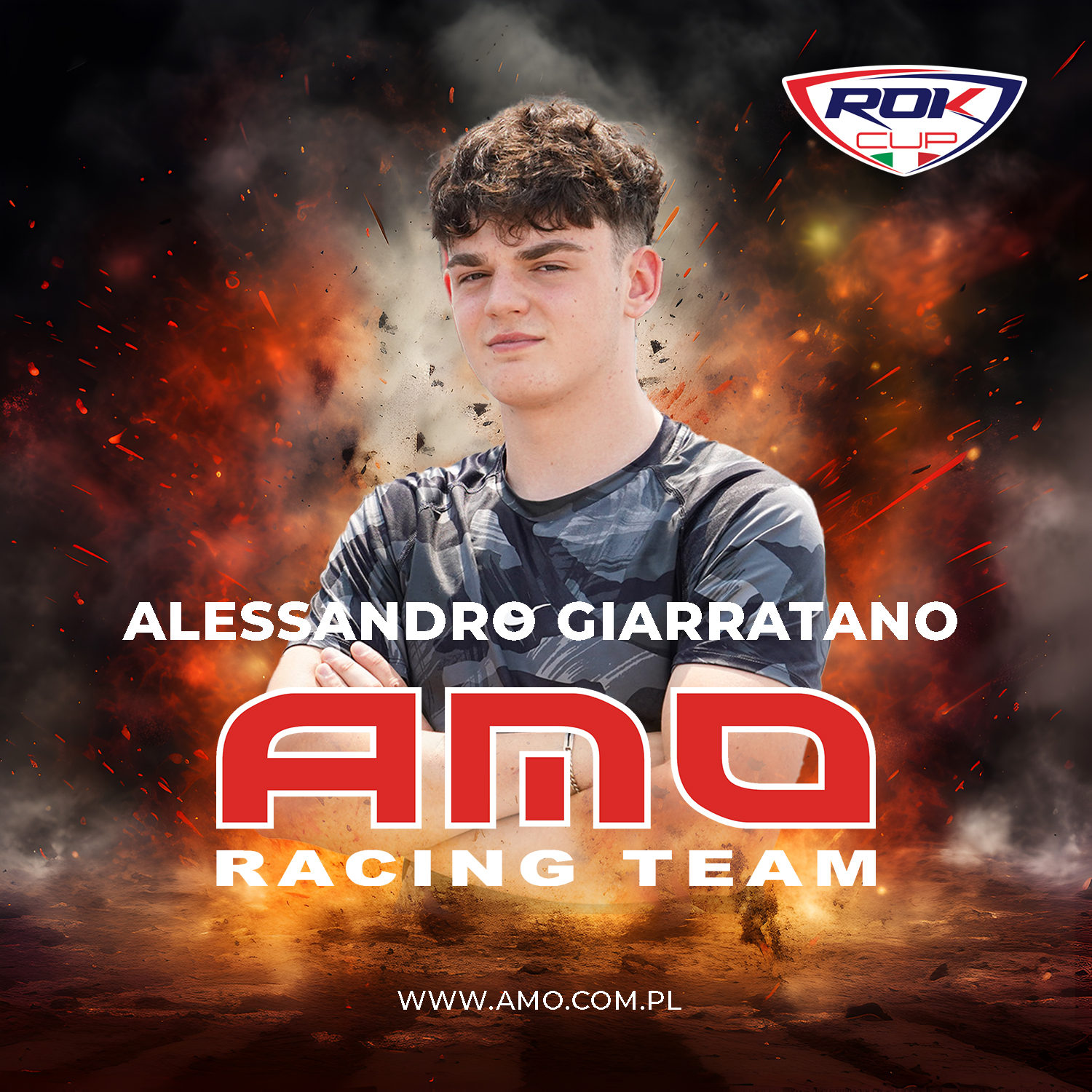 Plakat AMO chlopacy alessandro