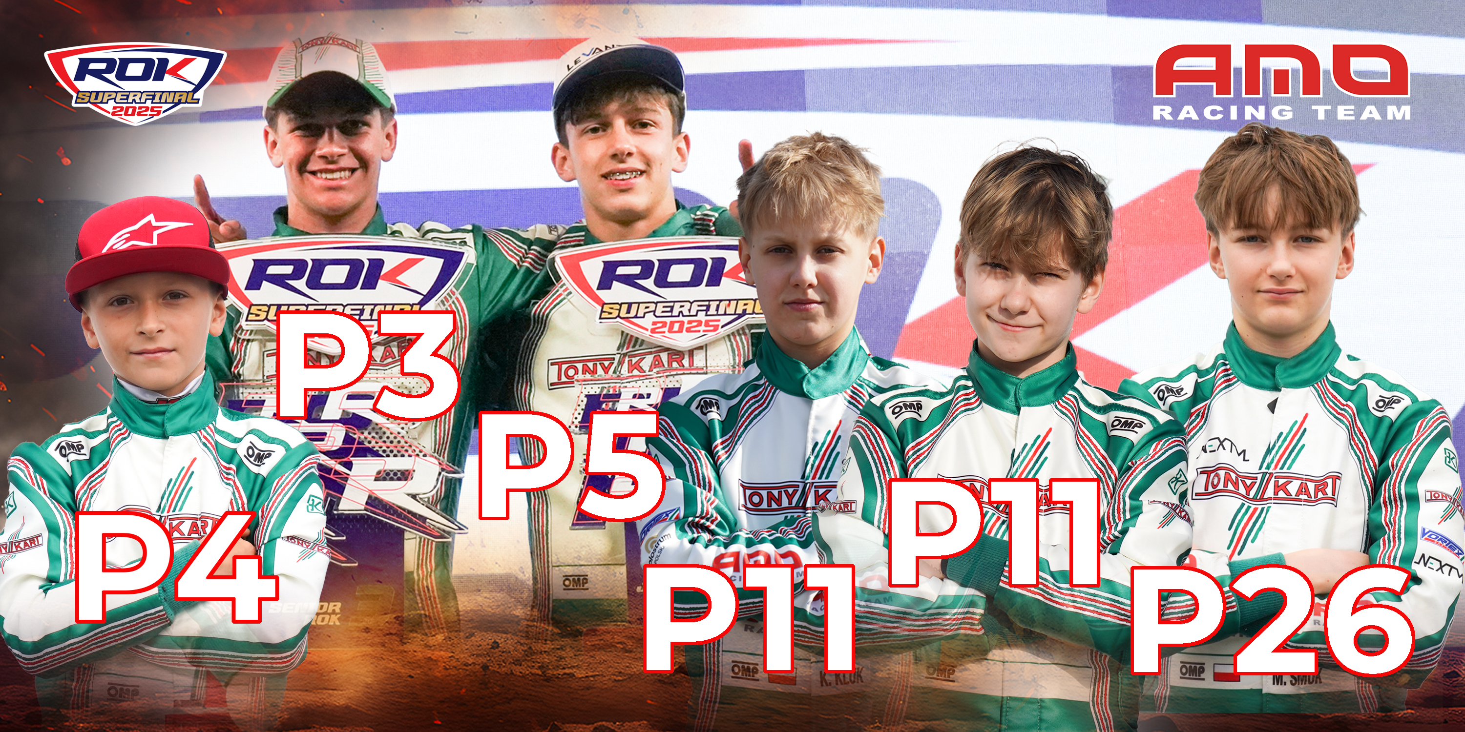 Podium na ROK Cup Superfinal 2025 w Lonato